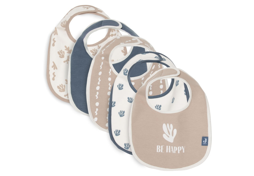 Jollein Lätzchen Funky wasserdicht im 5er-Set