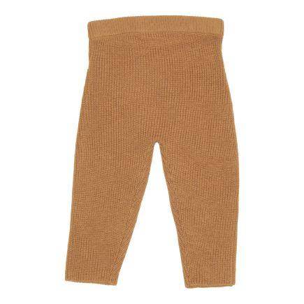 Little Dutch Strick-Leggings Almond für Babys und Kinder – Vorderansicht