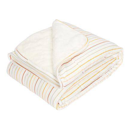 Kinderbettdecke Vintage Sunny Stripes 110 x 140 cm