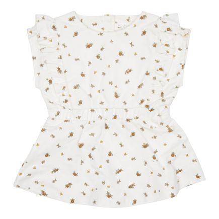 Ärmelloses Little Dutch Kleid White Blossom in Größe 80