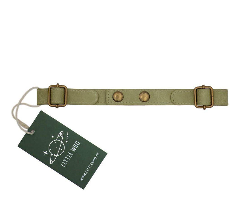 Little Who Rucksack-Brustgurt Vintage Olive verstellbar