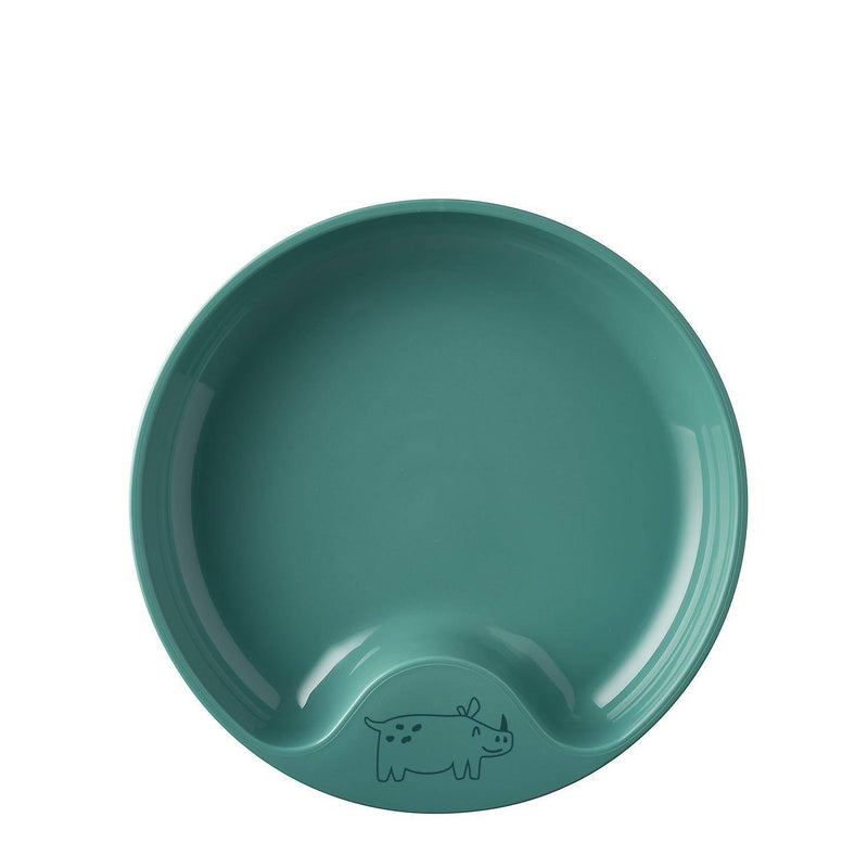 Lernteller Mepal Mio Deep Turquoise 350 ml – rutschfester Babyteller