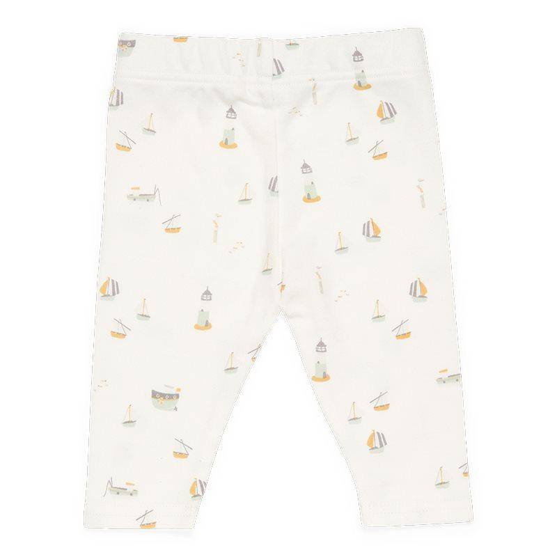 Weiße Babyhose Sailors Bay in Größe 86 aus Bio-Baumwolle