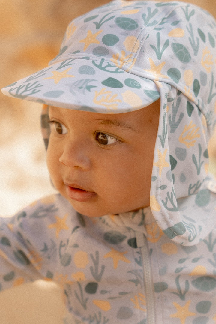 Little Dutch Sonnenkappe Seashells – Seitenansicht