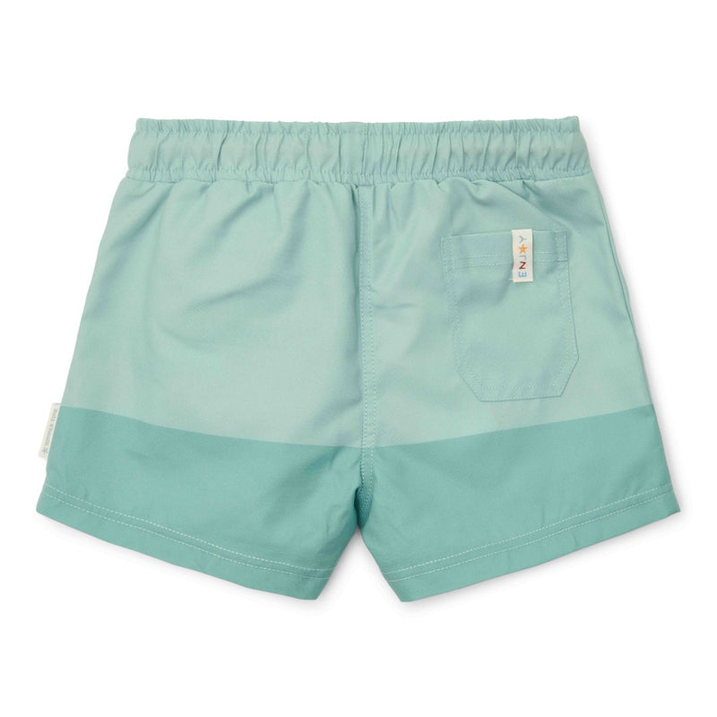 Little Dutch Badehose Seashells Surf Blue