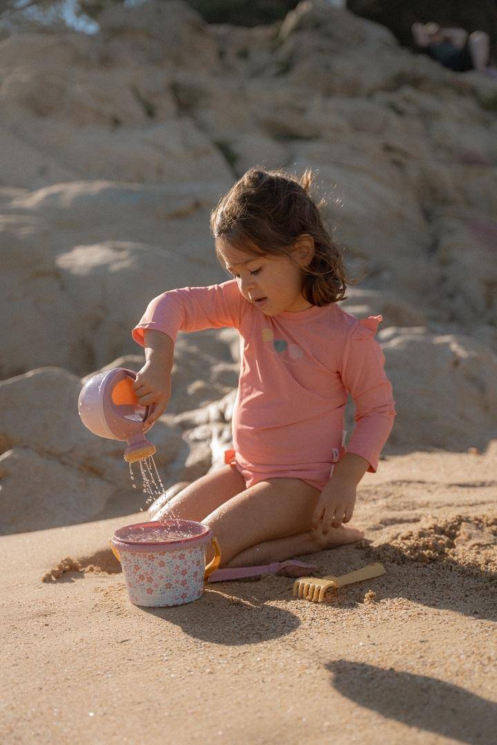 Langarm-Schwimmshirt Ocean Treasures Rouge | Little Dutch
