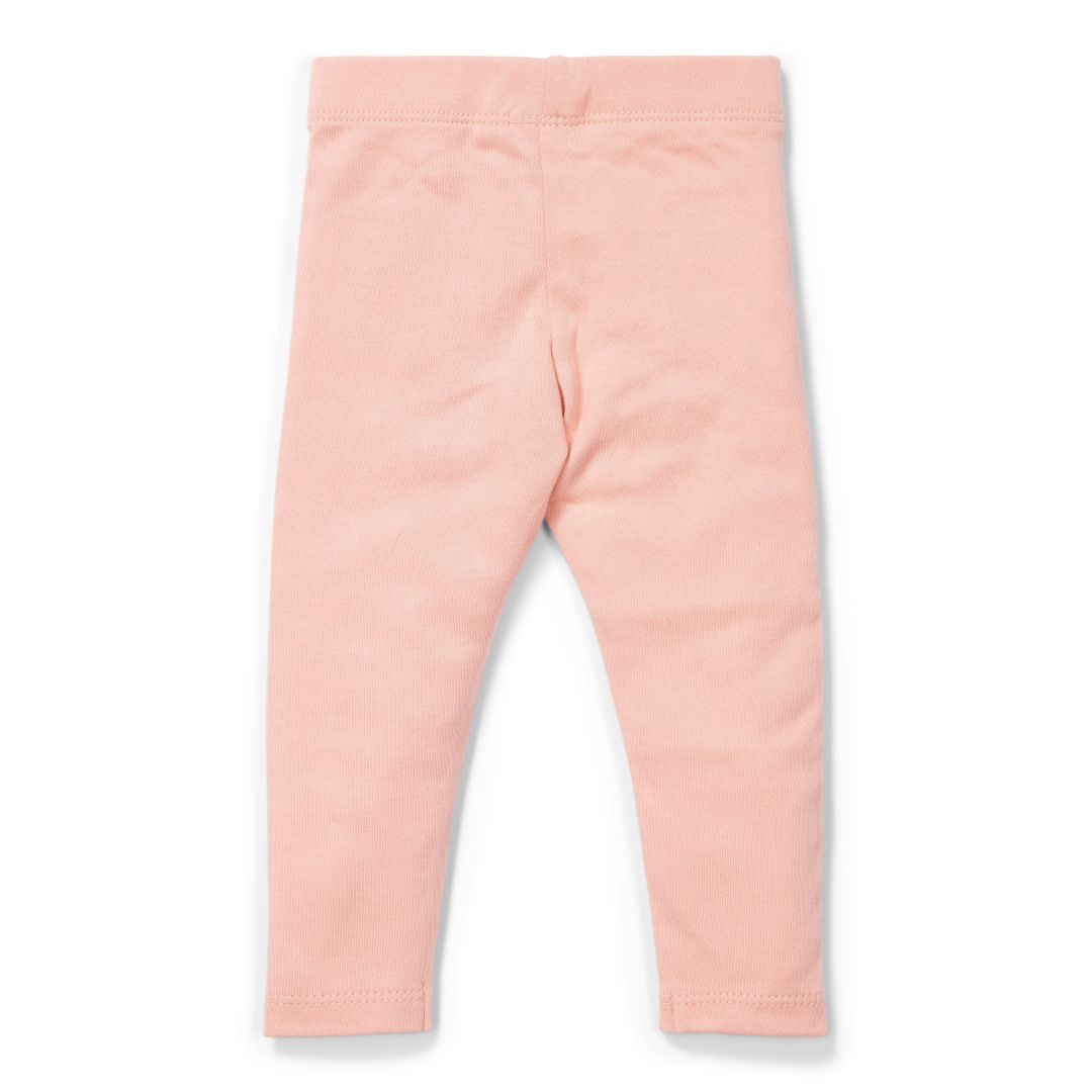 Rosa Leggings Flower Pink von Little Dutch – Detailansicht