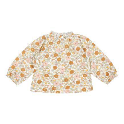 T-shirt met lange mouwen Vintage Little Flowers - 50/56 | Little Dutch