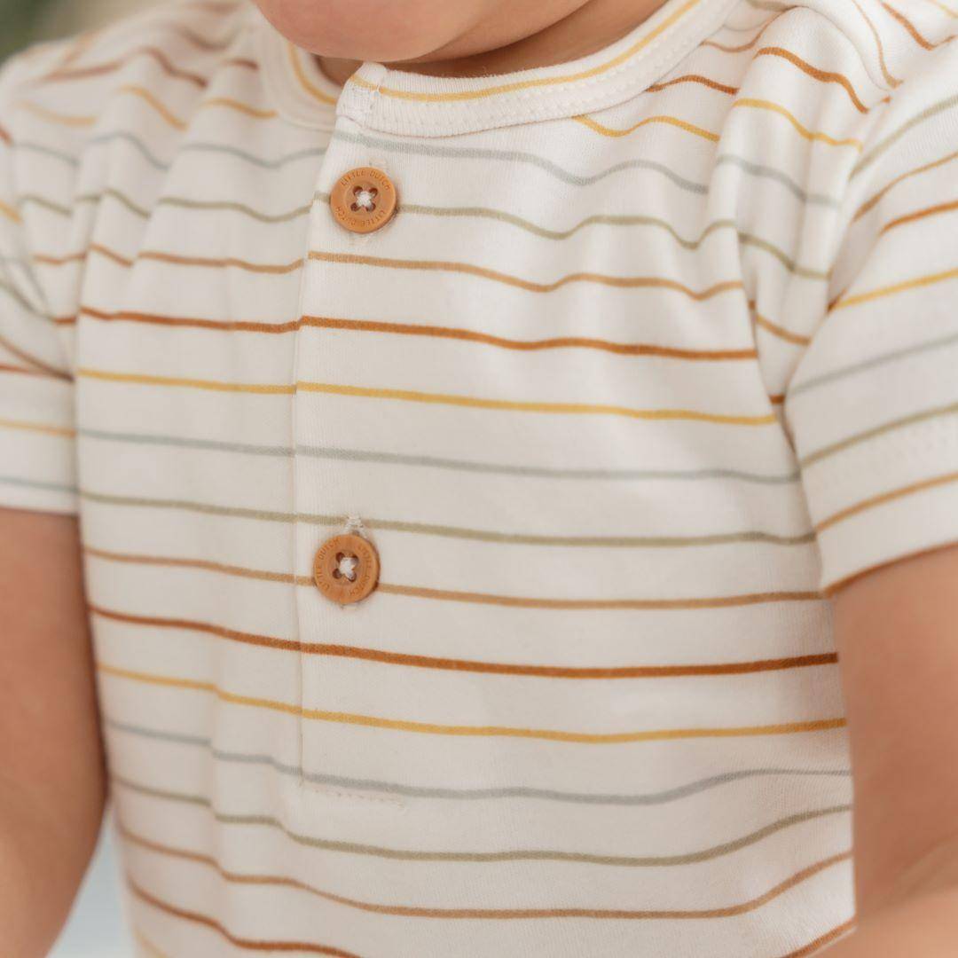 Little Dutch T-Shirt Vintage Sunny Stripes 50/56 – weitere Ansicht