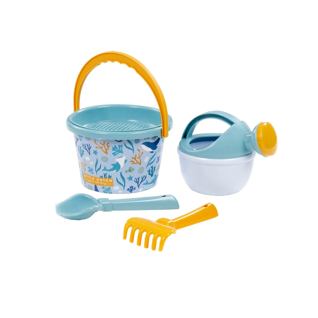 5-teiliges Sandspielzeug-Set Ocean Dreams Blue von Little Dutch