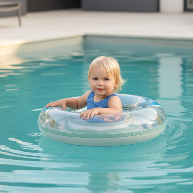 Schwimmring Fresh Greens Grün mit 50 cm Durchmesser – Produktansicht