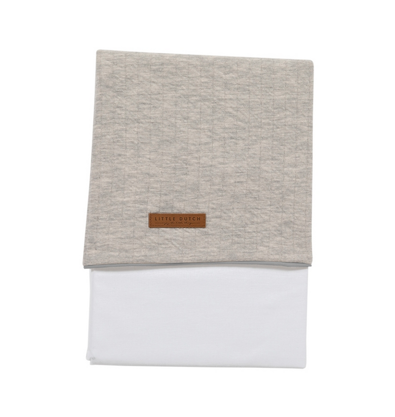 Little Dutch Kinderbett-Laken Pure Grau