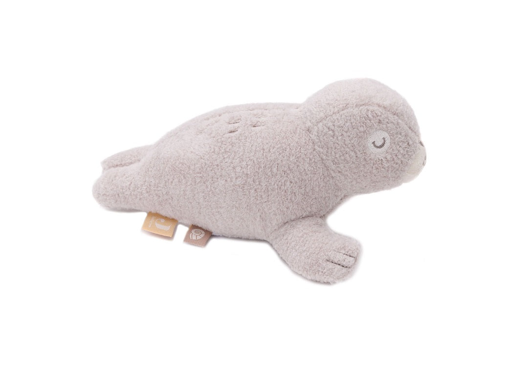 Jollein Aktivitätsspielzeug Robbe Deepsea 22 cm mit Knisterelement und Glöckchen