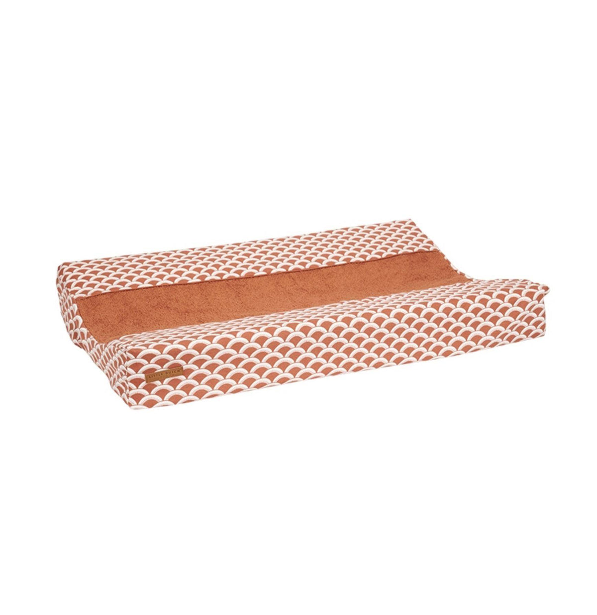 Wickelauflagenbezug Sunrise Rust in Rost für Wickelauflagen 44 × 68–72 cm