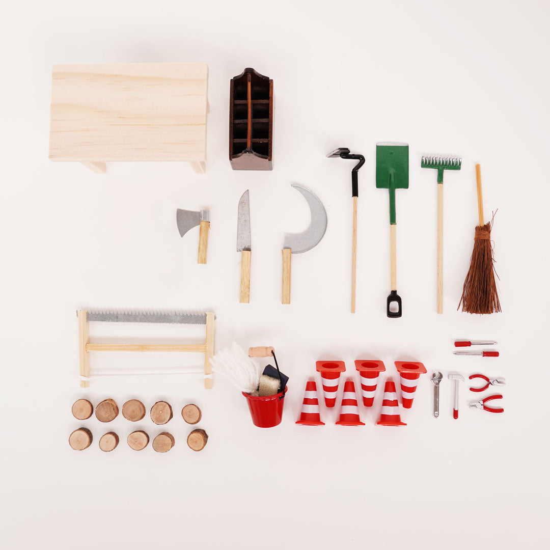El duende construye – Kit de construcción en miniatura | HobbyFun