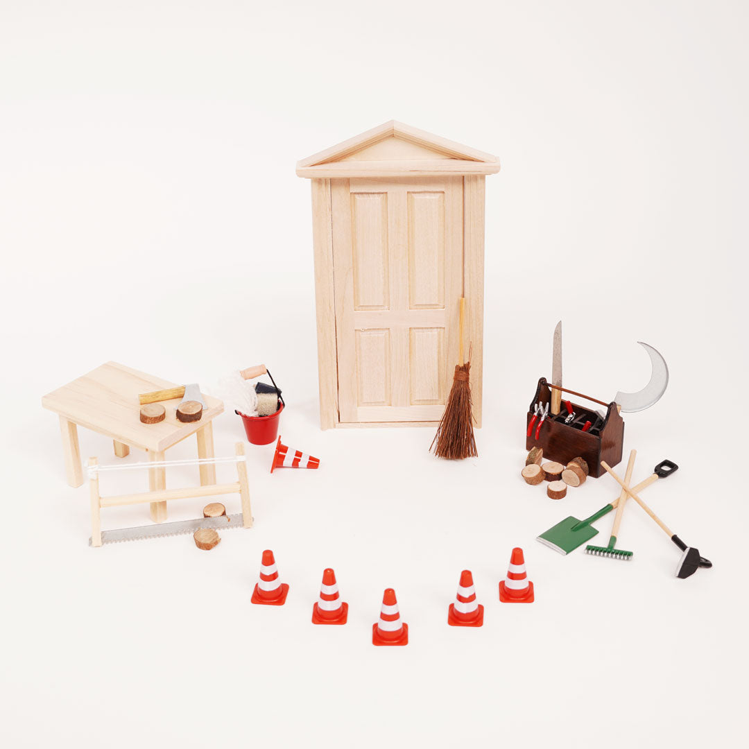 El duende construye – Kit de construcción en miniatura | HobbyFun