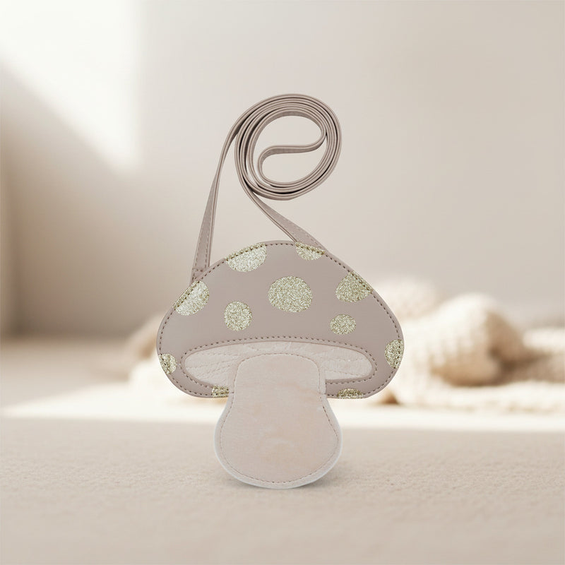 leevje Kinderhandtasche Mushroom 17 × 17 cm mit Schulterband