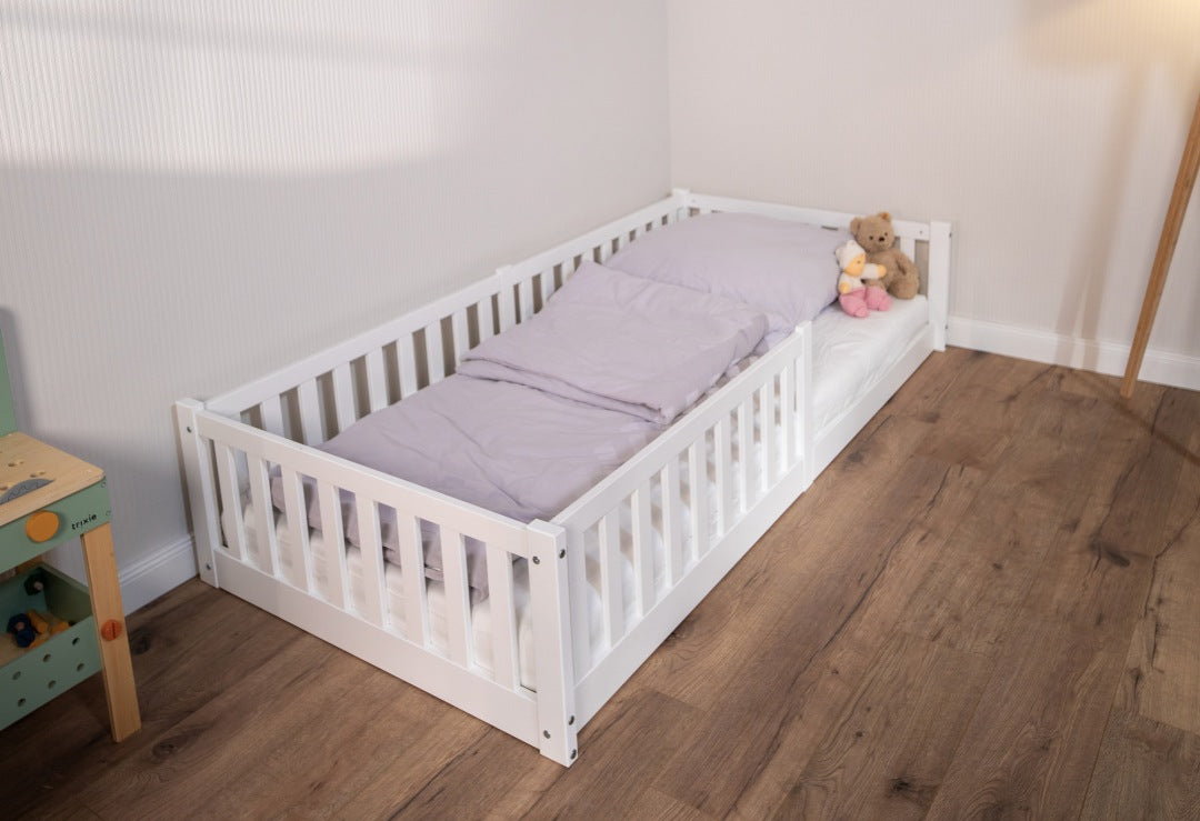 tiSsi ENNO Hausbett 90 × 200 cm Buche Weiß – Detailansicht