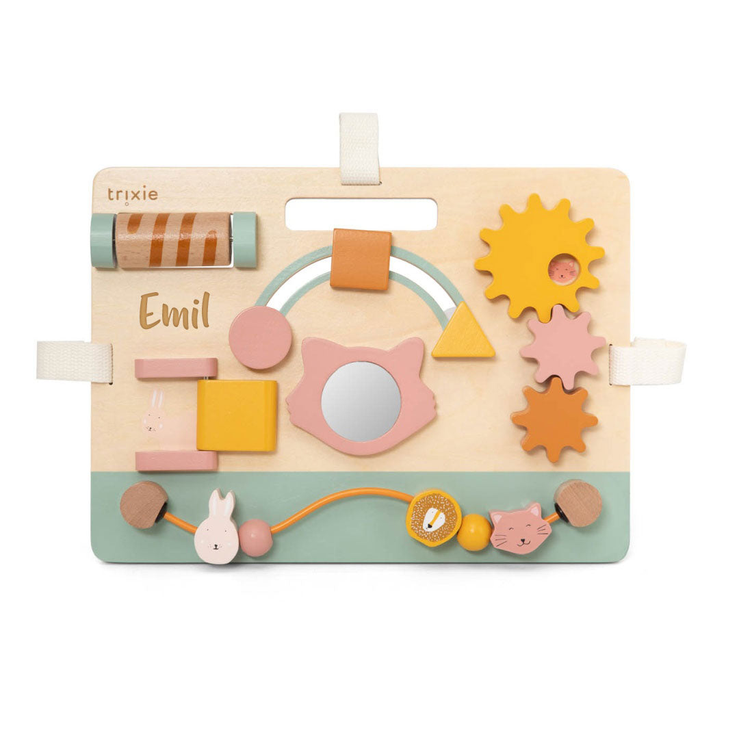 Wooden Activity Board – Mrs. Cat | Trixie