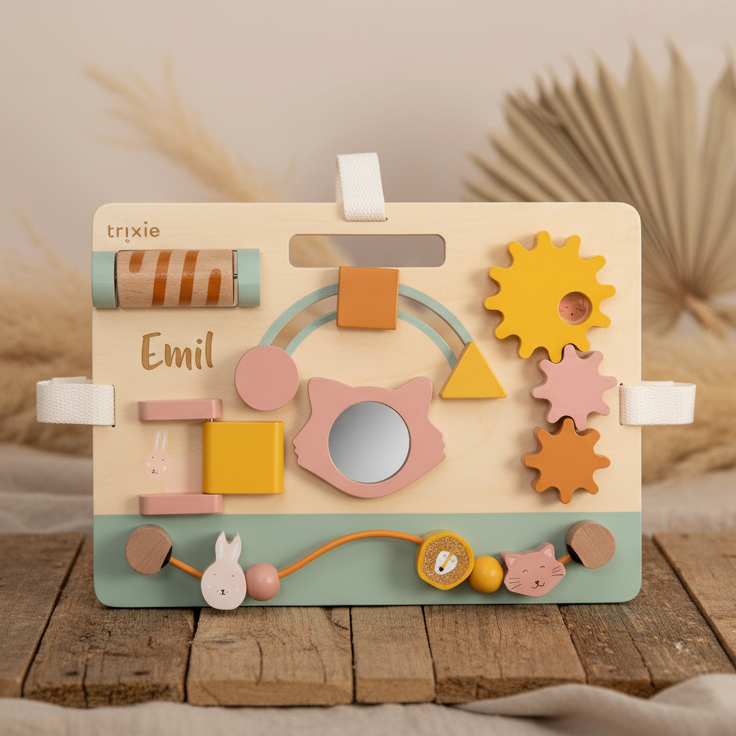 Wooden Activity Board – Mrs. Cat | Trixie