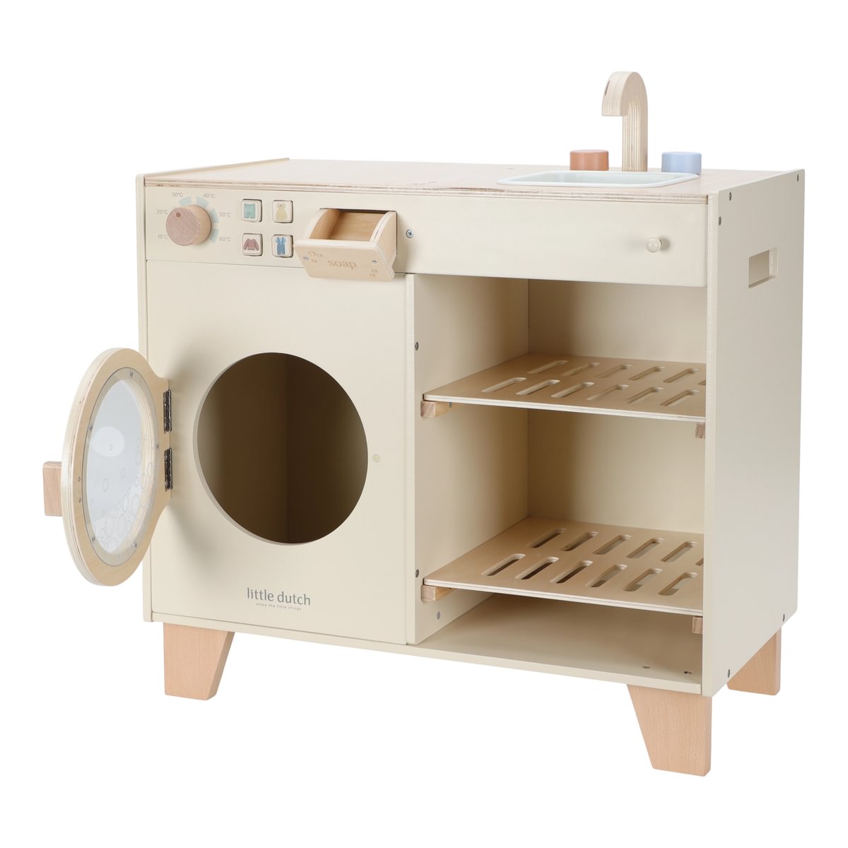Lave-linge et lave-vaisselle en bois | Little Dutch