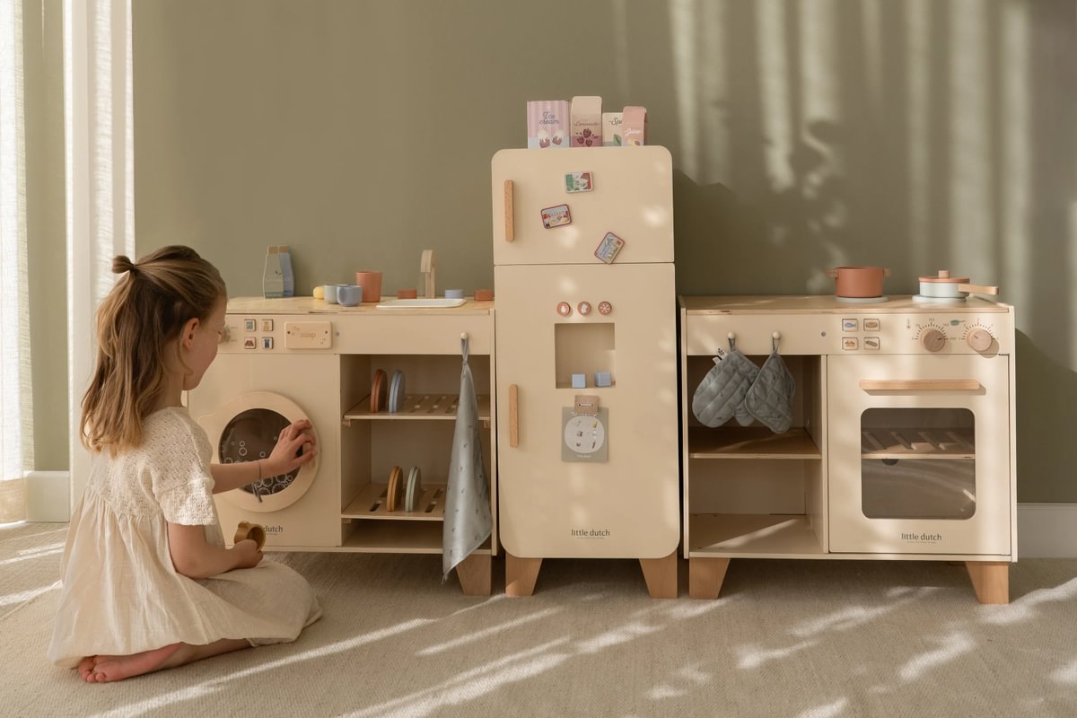 Lave-linge et lave-vaisselle en bois | Little Dutch