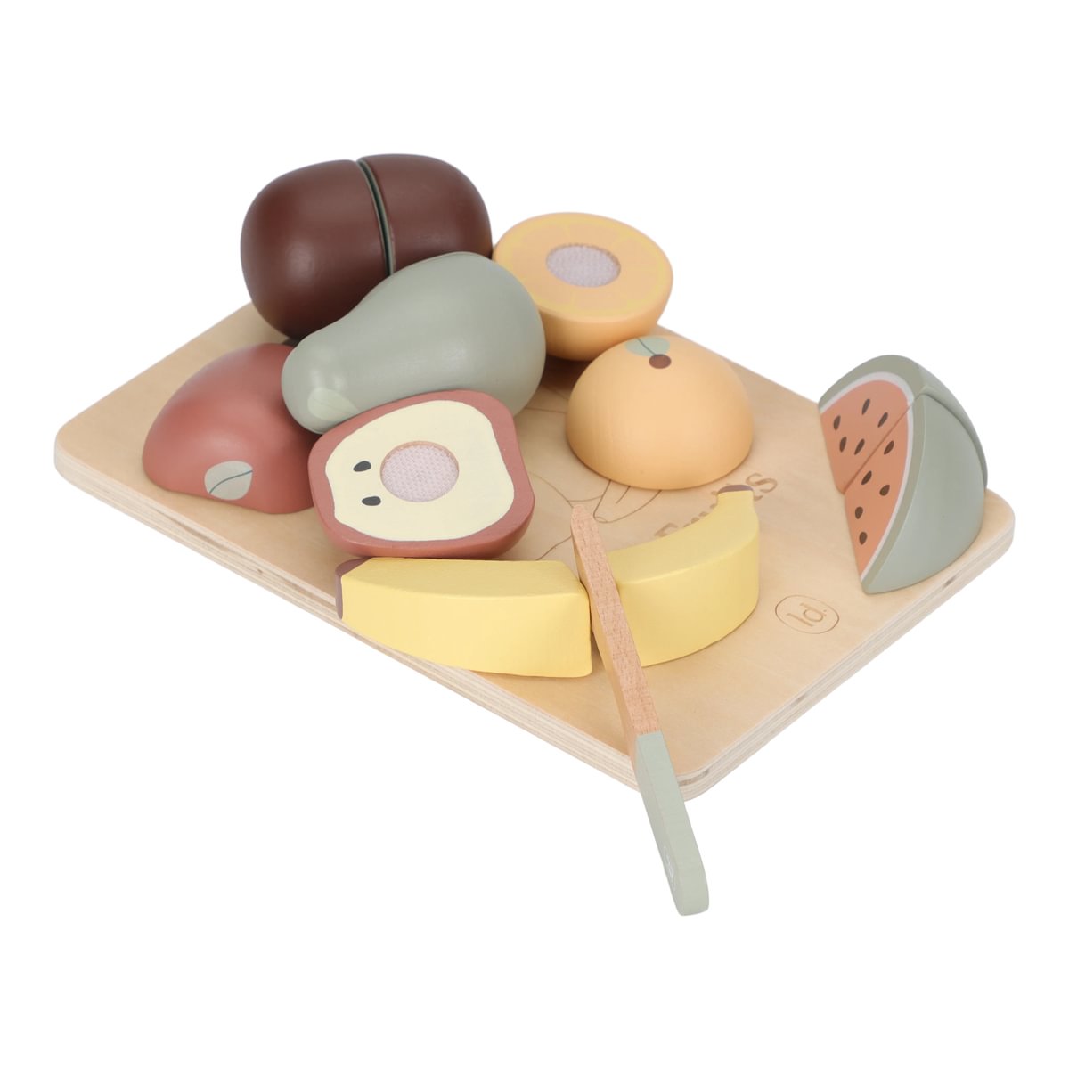 Little Dutch Holz-Schneideobst LD2504 – komplettes Spielset