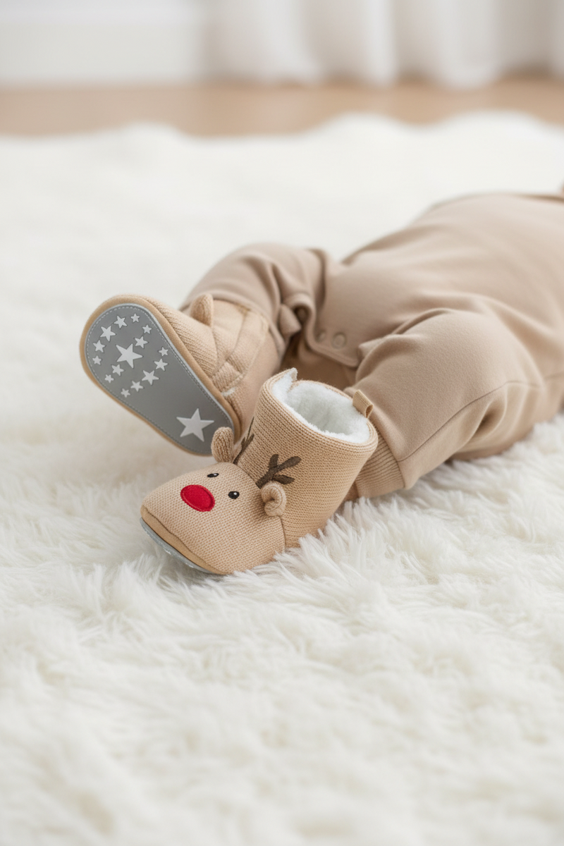 Sterntaler Baby-Stiefel Rentier Beige Größe 22