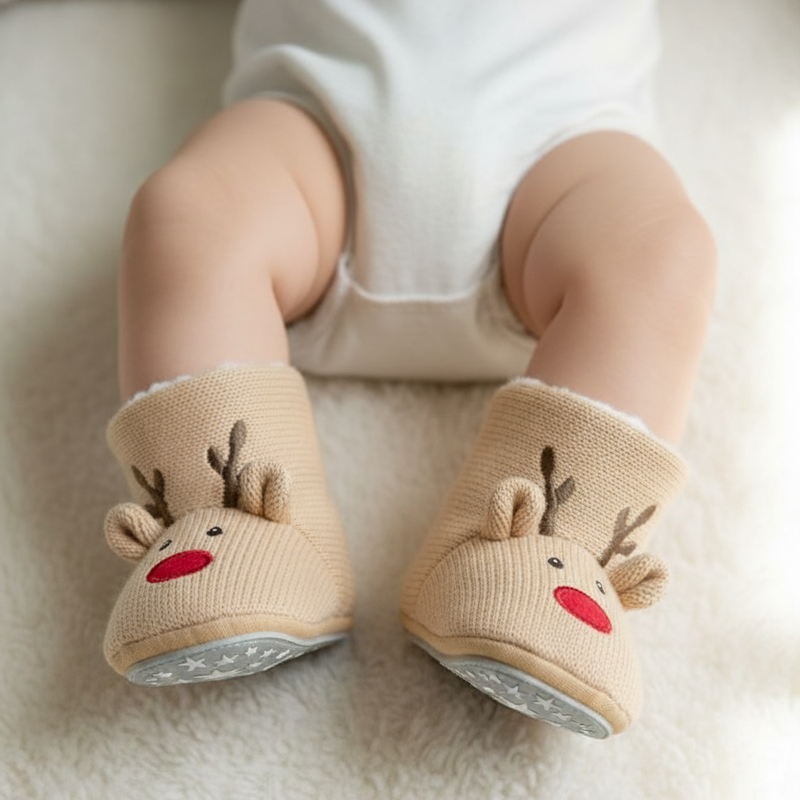 Bottillons Bébé Renne Beige T. 20 | Sterntaler
