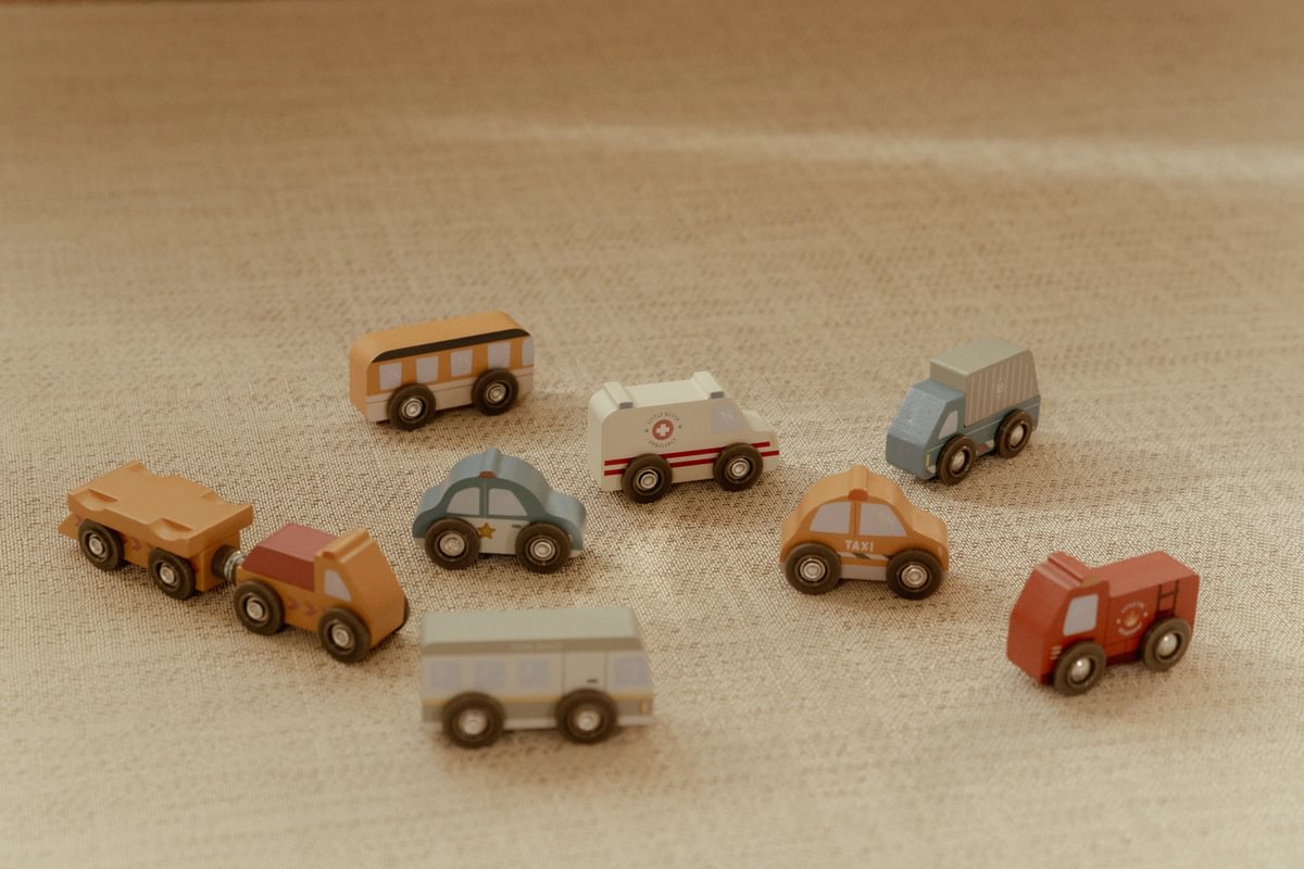 Little Dutch LD2537 Holz-Fahrzeugset Produktansicht