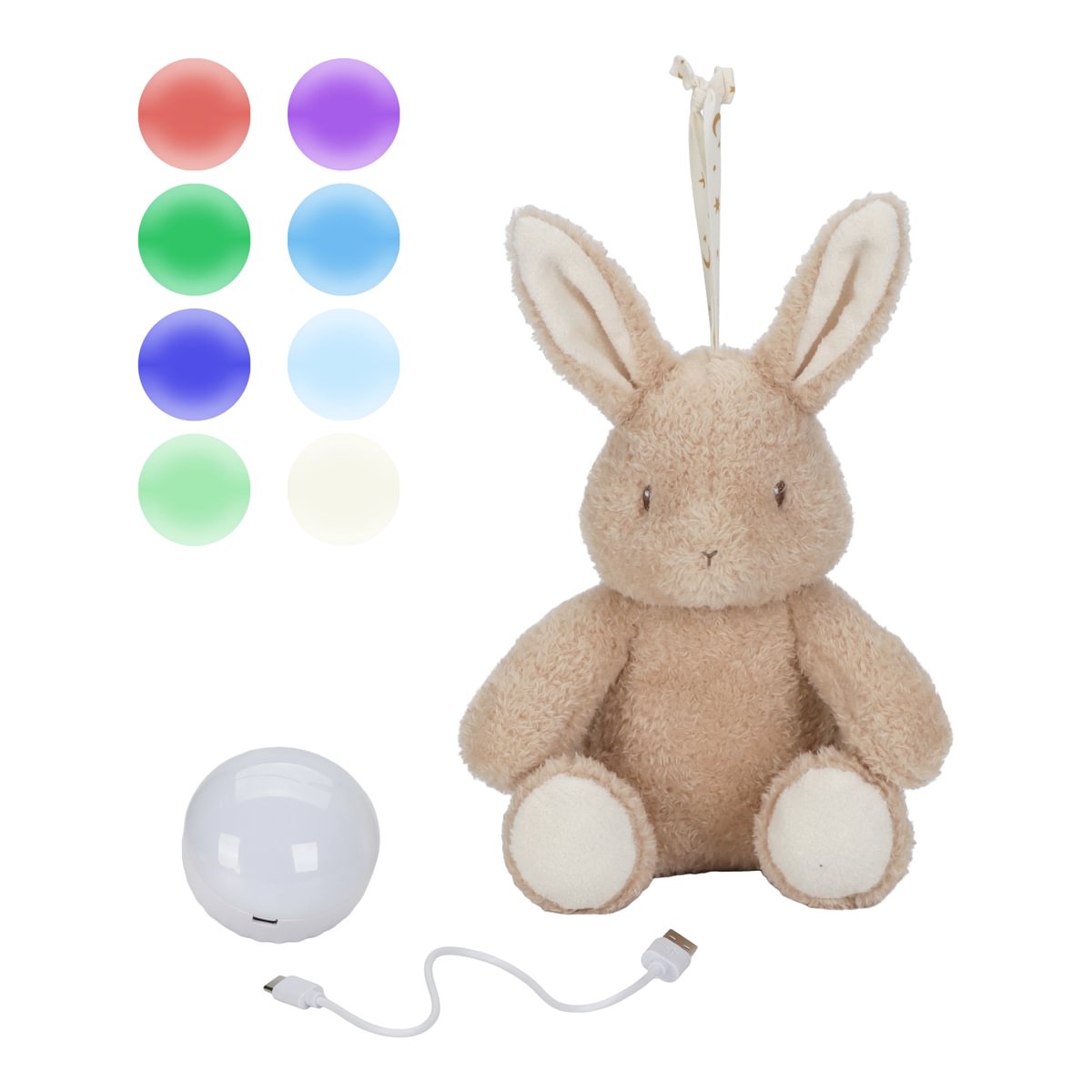 Little Dutch Kuschelhase Licht & Sound – Produktansicht