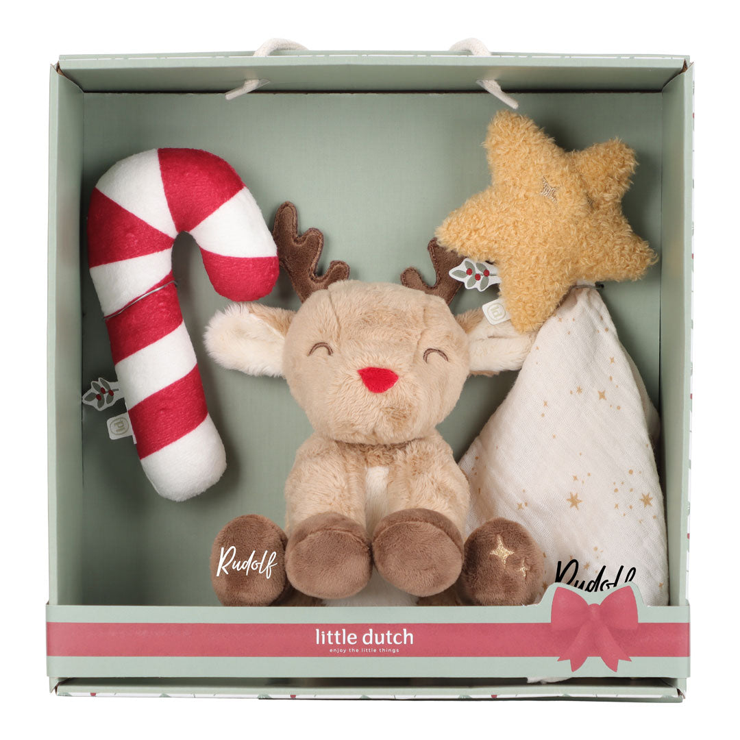 Personalisiertes Little Dutch Weihnachts-Babyset 3-teilig – optional mit Name