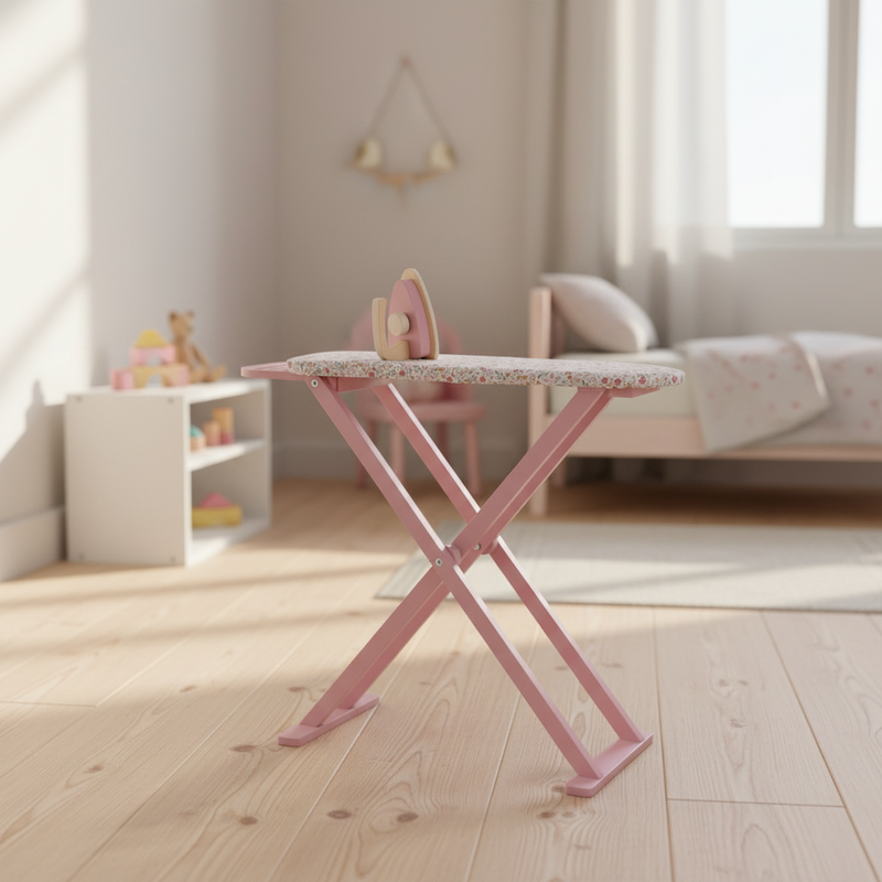 Houten strijkplank met strijkijzer | Little Dutch