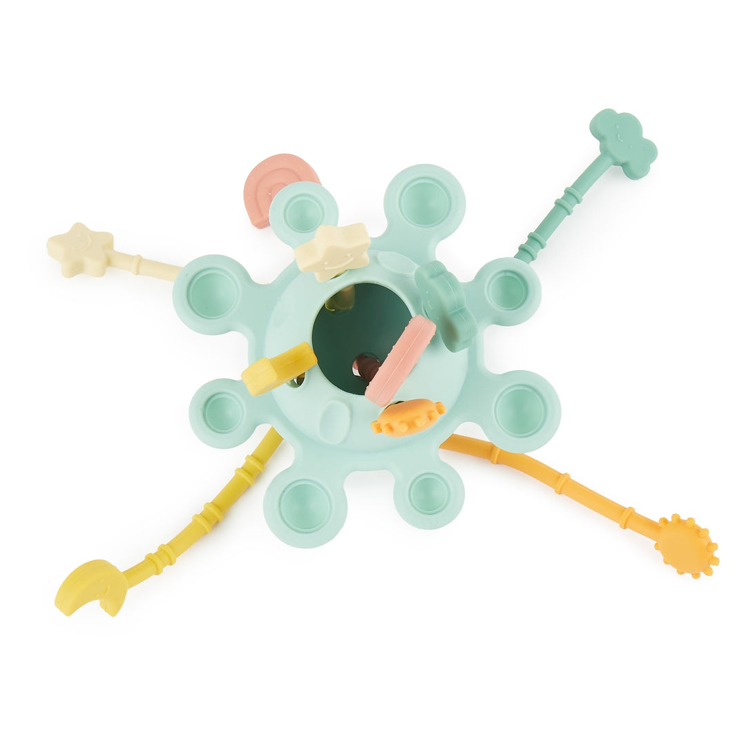 Giocattolo attività Montessori in silicone pianeta - Eucalipto | bieco