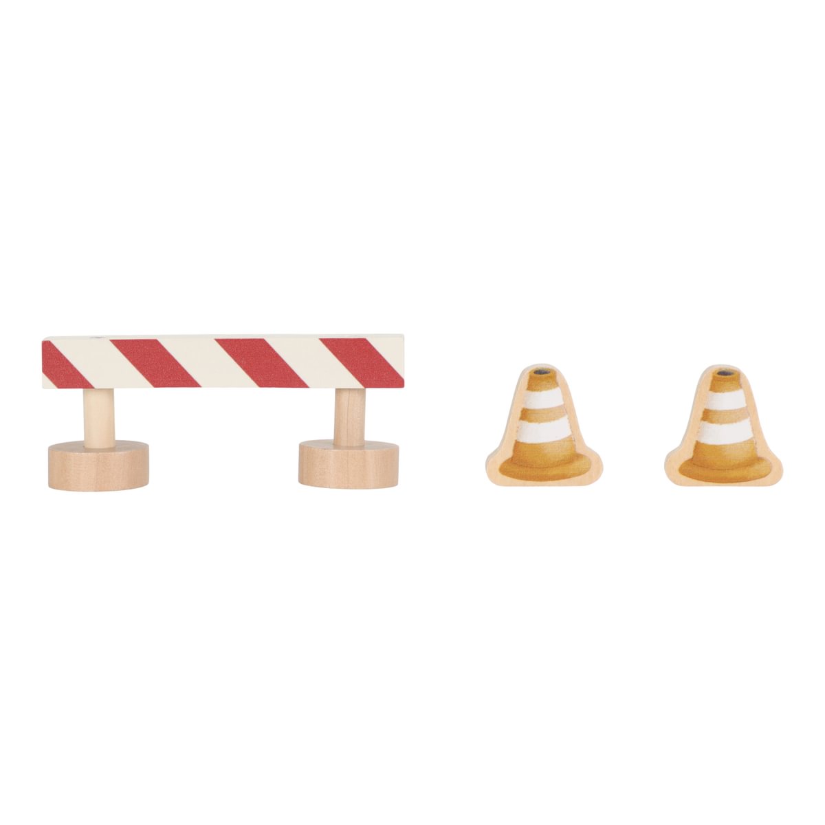 Holz-Feuerwehrauto-Set 28 × 17 × 11,5 cm