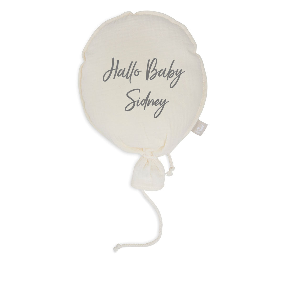 Ivoryfarbener Jollein Stoffballon fürs Kinderzimmer – Produktansicht