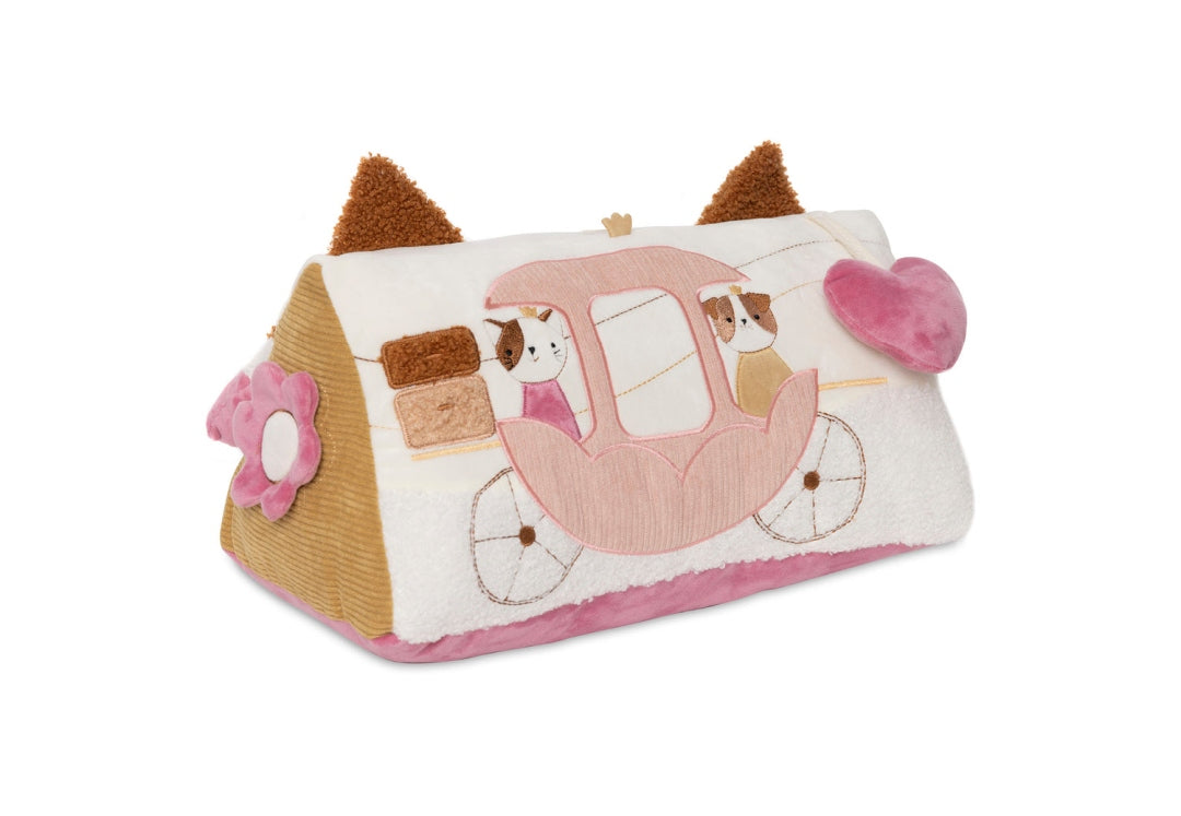 Aktivitäten-Dreieck Flower Fairies für Babys – weiches Motorikspielzeug mit Blumenmotiven
