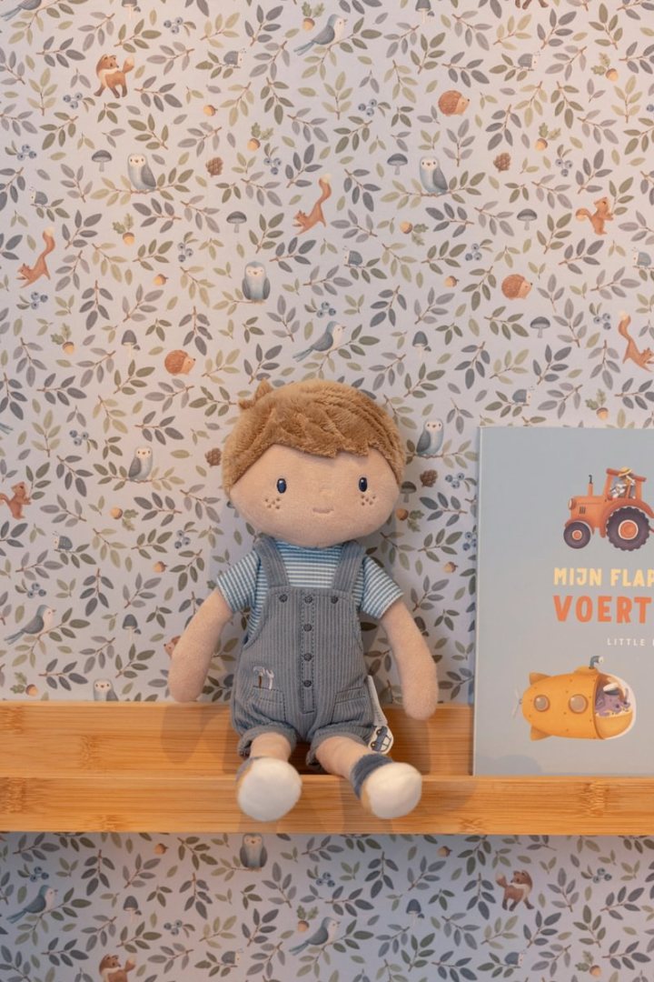 Mini-Puppe Jim 10 cm – weiche Kuschelpuppe ab 12 Monaten