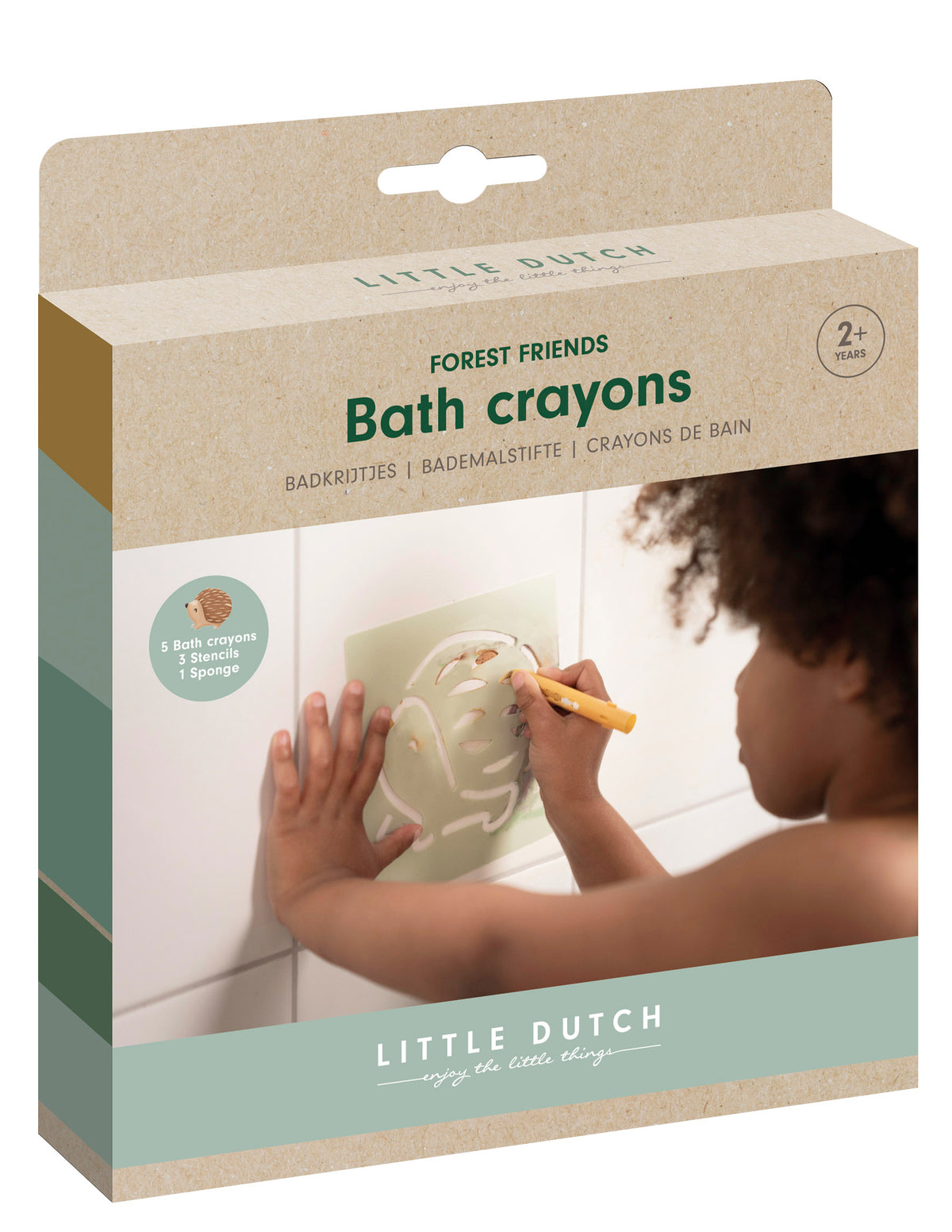 Bademalstifte Forest Friends von Little Dutch – Produktansicht