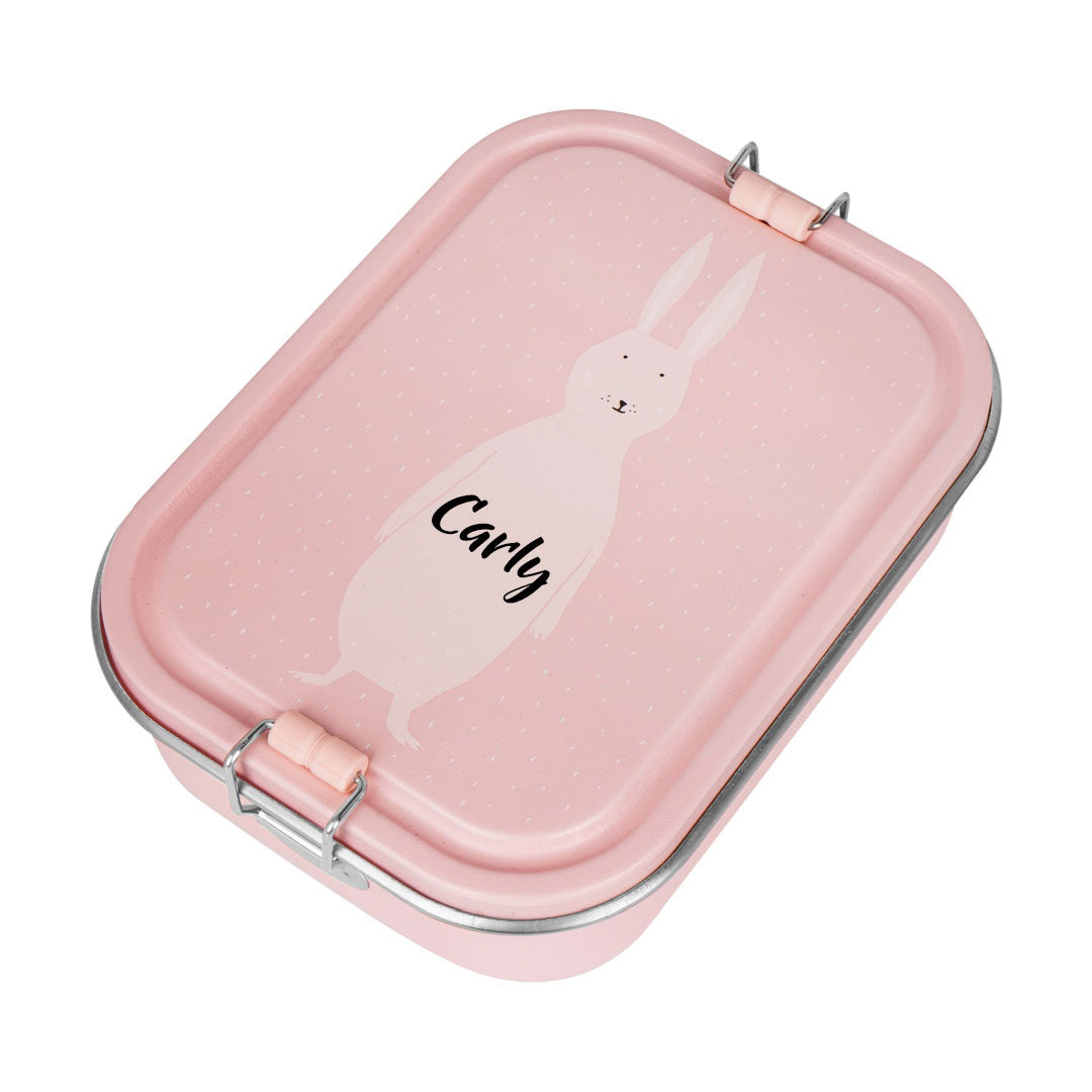 Large Lunch Box Mrs. Rabbit - customizable | Trixie