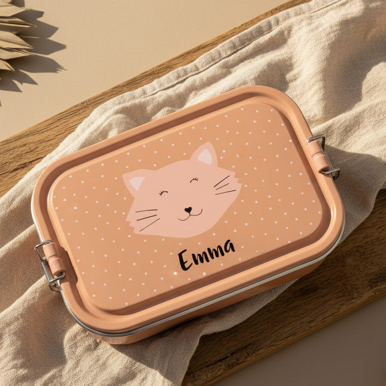 Trixie Brotdose Frau Katze aus Edelstahl
