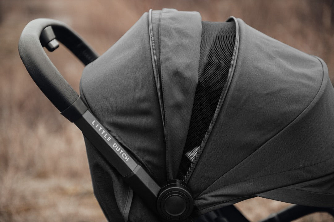 Little Dutch Buggy Comfort Grau mit Verdeck