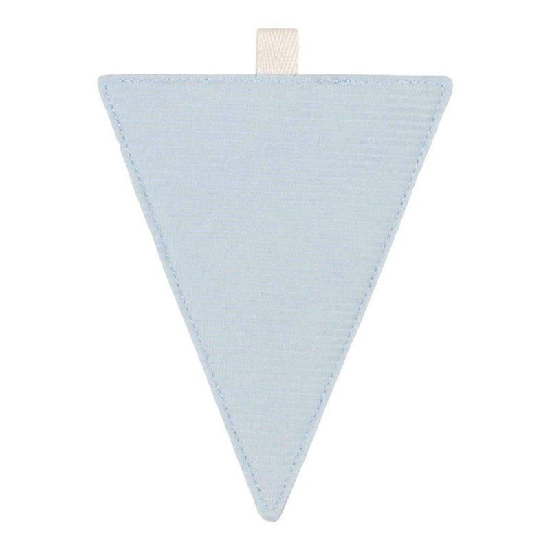 Elemento de guirnalda banderín azul