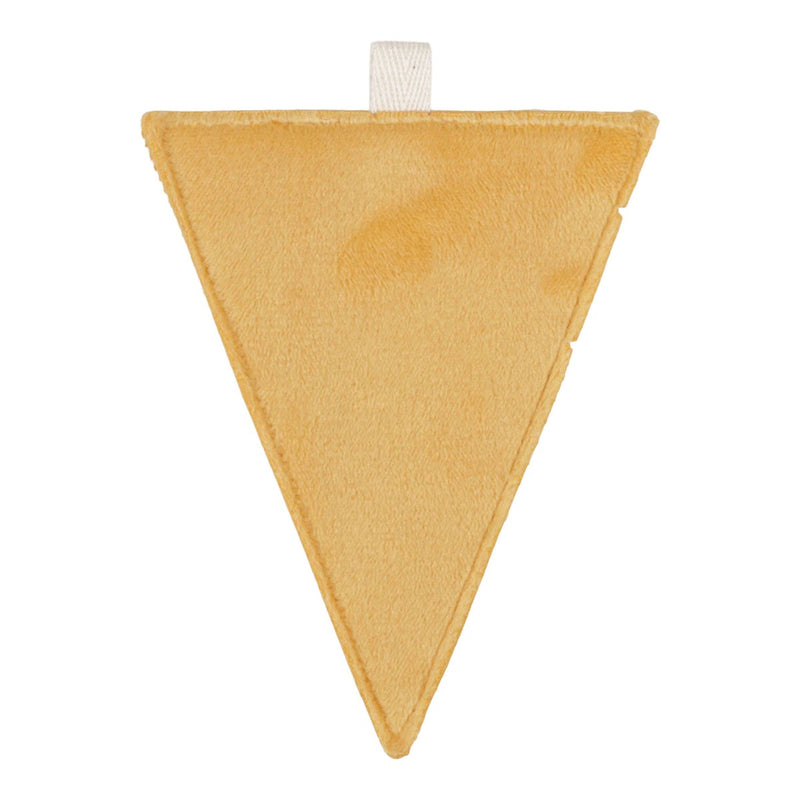 Elemento de guirnalda banderines ocre