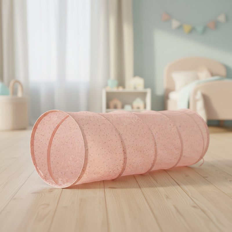 Spieltunnel Little Pink Flowers von Little Dutch in Rosa für Kinder ab 12 Monaten