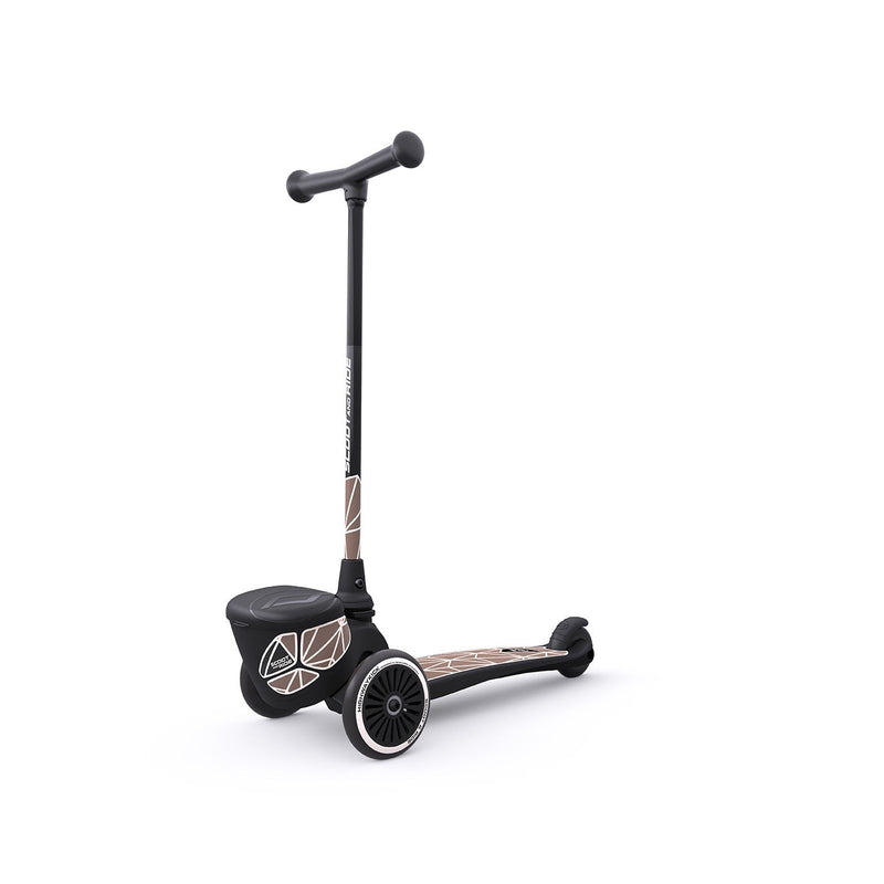 Scoot & Ride Highwaykick 2 Lifestyle Brown Lines Kinder-Scooter