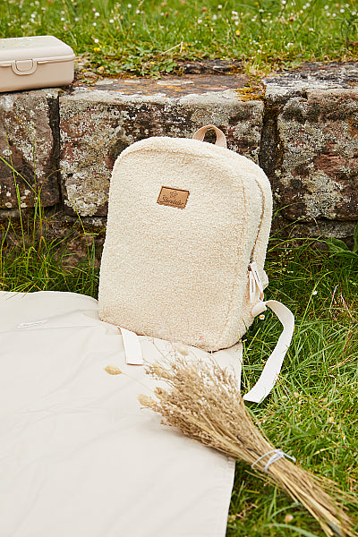 Kinderrucksack Schaf Flocke 5 L in Sand – Sterntaler Produktansicht