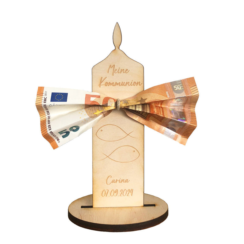 Vela para regalo de dinero | Schmatzepuffer