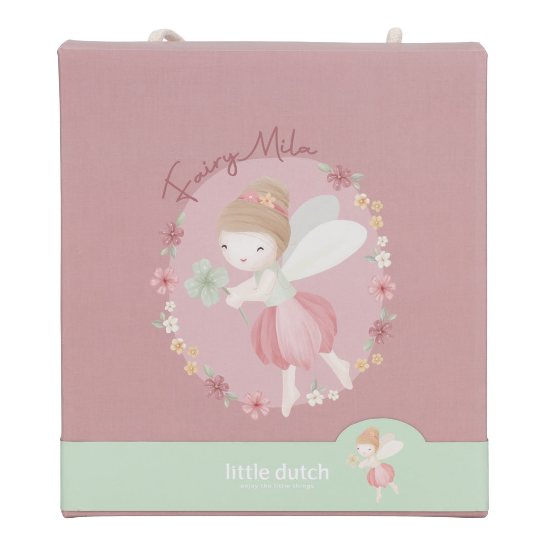 Little Dutch Kuschelpuppe Fairy Mila 35 cm – weiche Fee aus der Fairy Garden Kollektion zum Kuscheln und fantasievollen Spielen