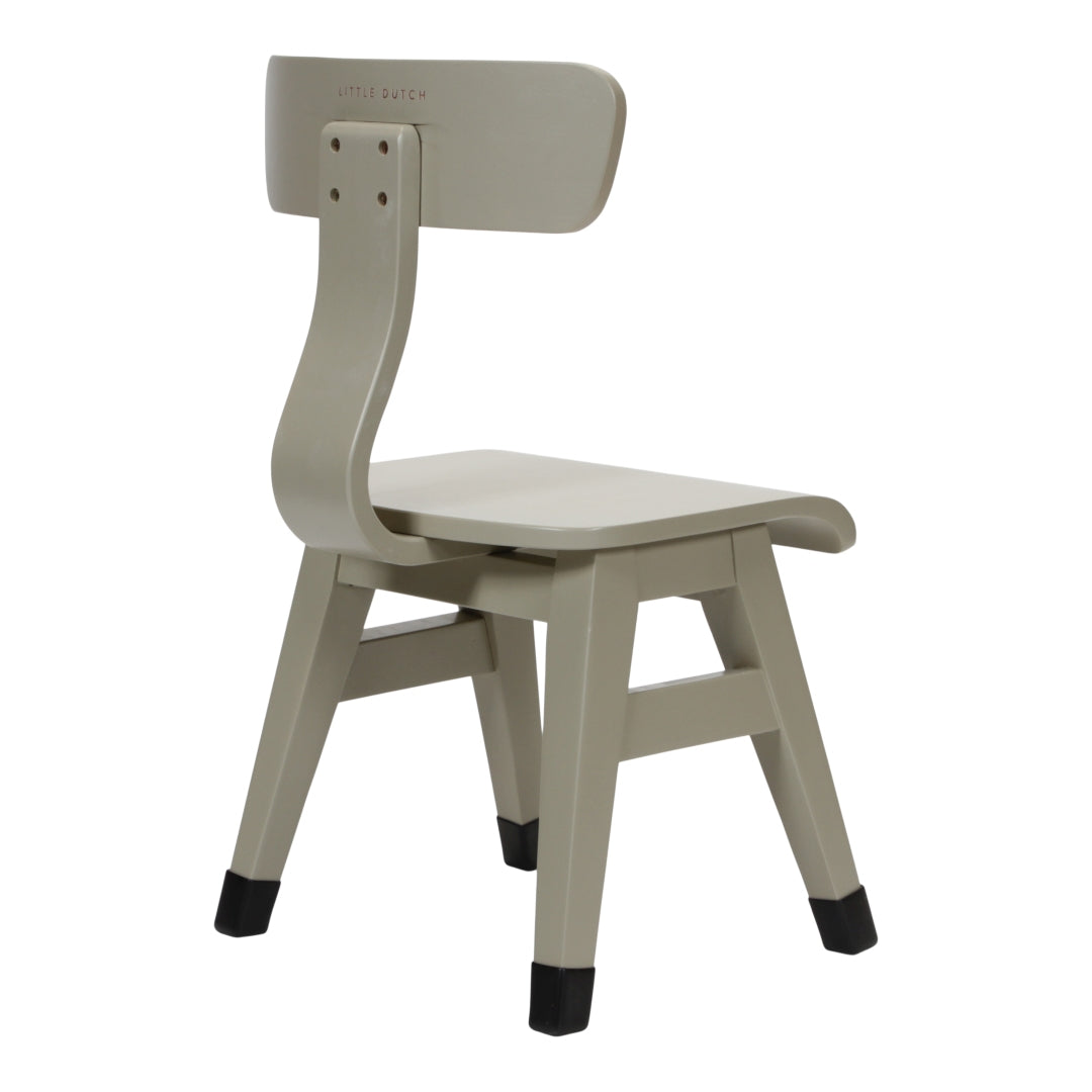 Little Dutch Kinderstuhl Olive – Vorderansicht